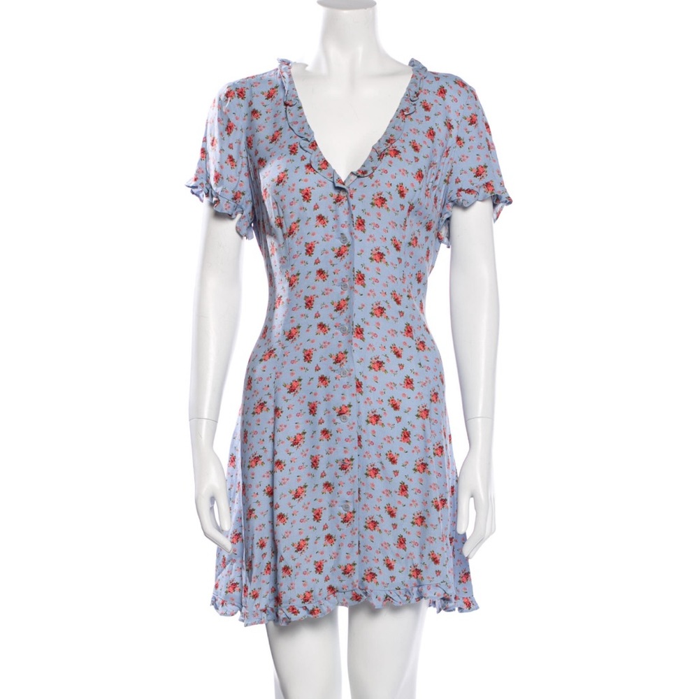 Reformation Floral Mini Dress
